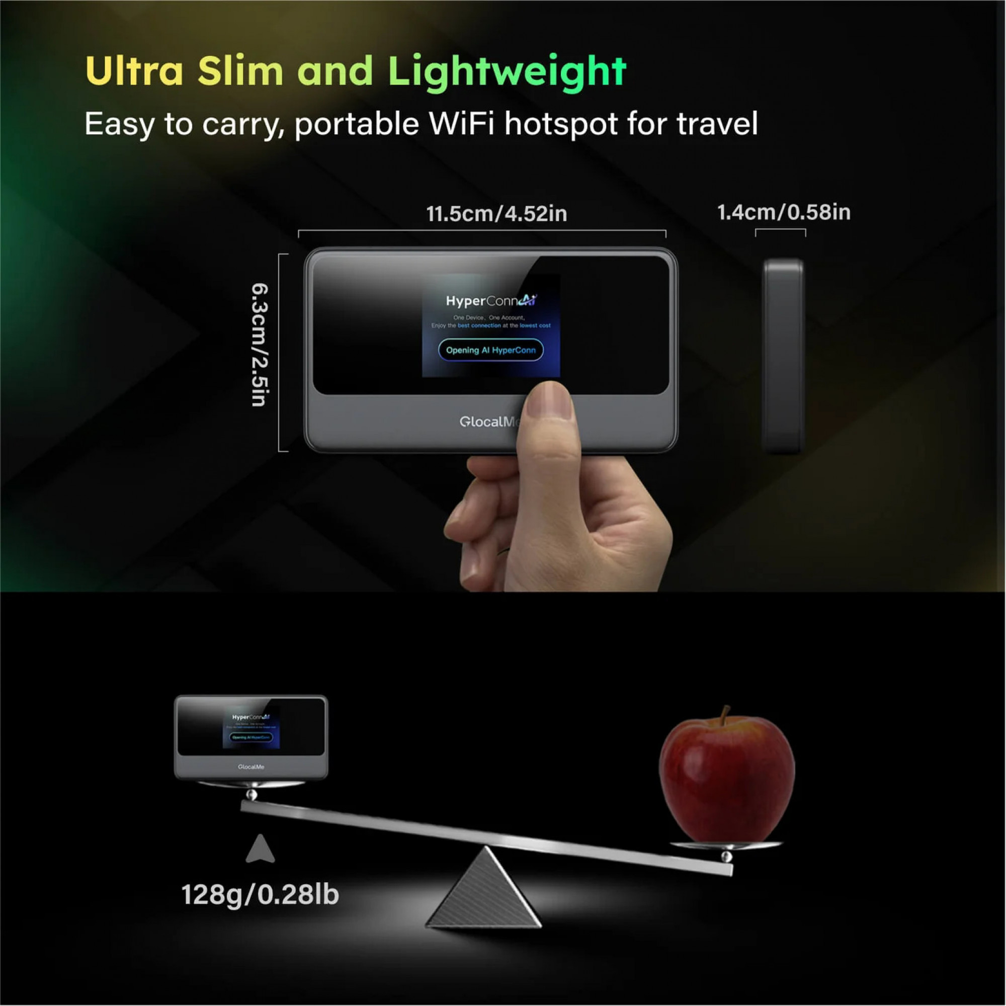 Портативний роутер для подорожей GlocalMe MeowGo G40 Pro